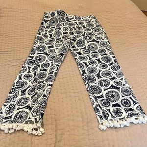 Trina Turk navy & white pants- new with tags